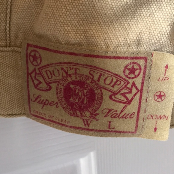 Vintage Don’t Stop mens khaki denim jacket! - Picture 8 of 8